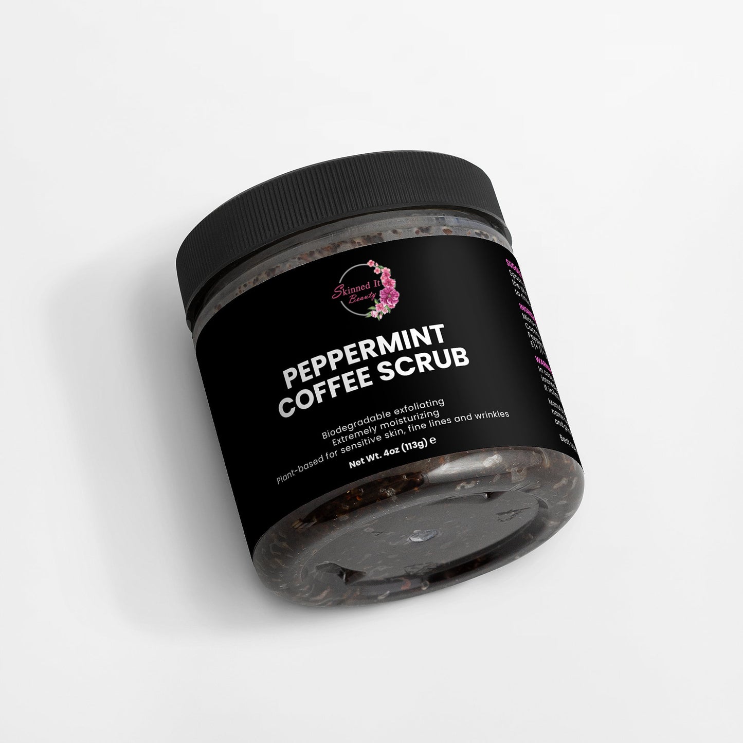 Peppermint Coffee Scrub