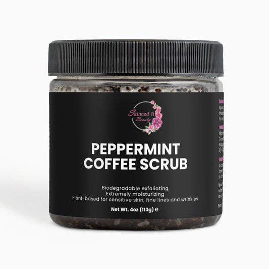 Peppermint Coffee Scrub